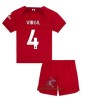 Officiële Voetbalshirt + Korte Broek Liverpool Virgil 4 Thuis 2022-23 - Kids